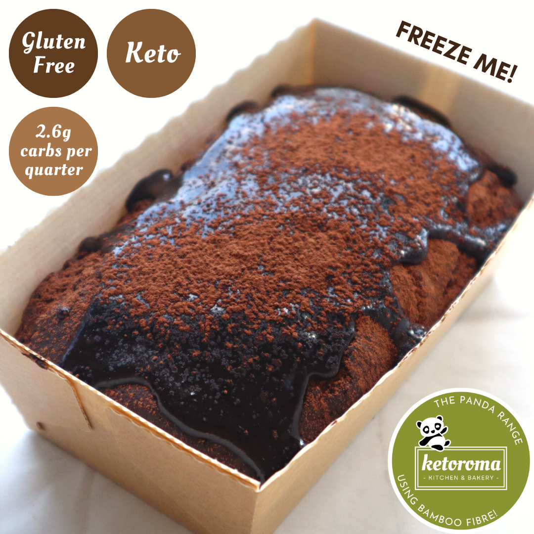 Keto Chocolate Cake Slab: NEW 'Panda' Recipe! (220g)