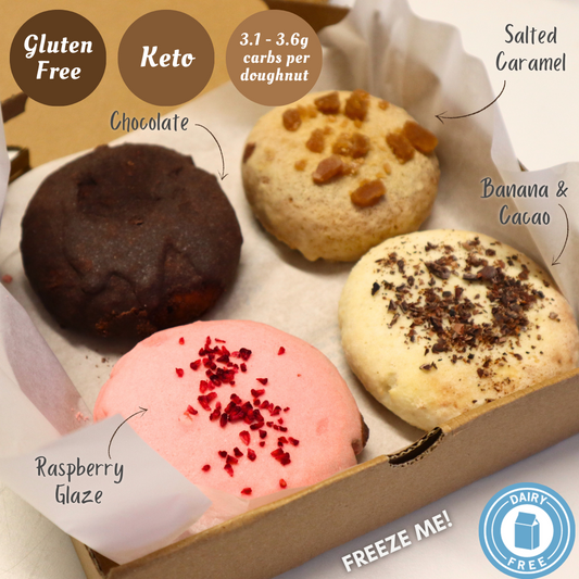 Keto Baked 'Panda' Doughnuts (4 pack)