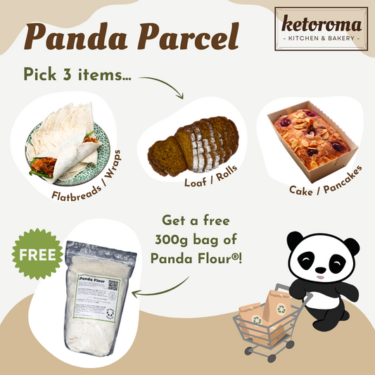 Panda Parcel: Pick 3 items & get a FREE bag of Panda Flour®!