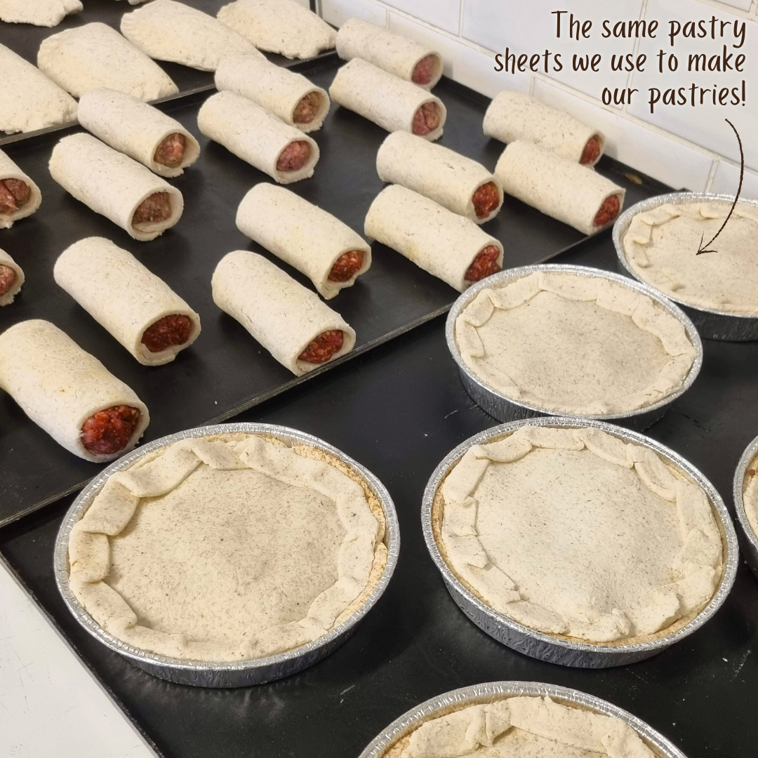 Keto Ready-to-bake Lard Pastry (Sheets or Block)