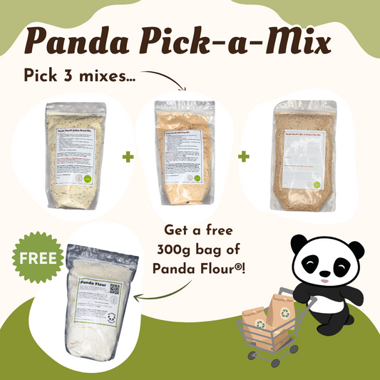 Panda Pick-a-Mix: Pick 3 mixes & get a FREE bag of Panda Flour®!